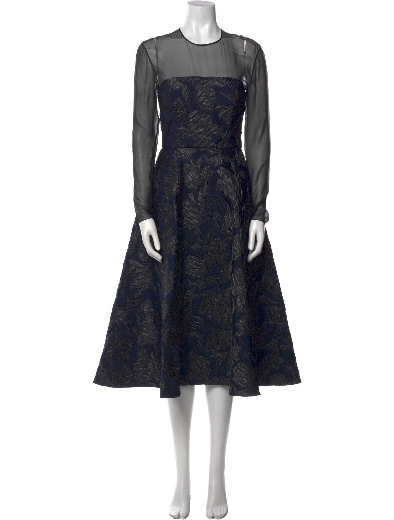 Jason Wu Collection Lace Pattern Midi Length Dress w/ Tags