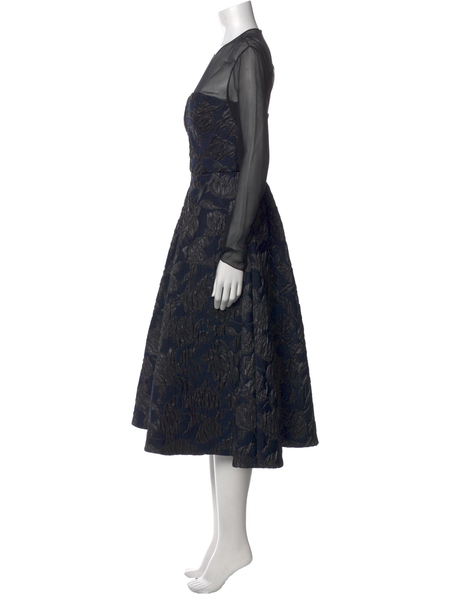 Jason Wu Collection Lace Pattern Midi Length Dress w/ Tags