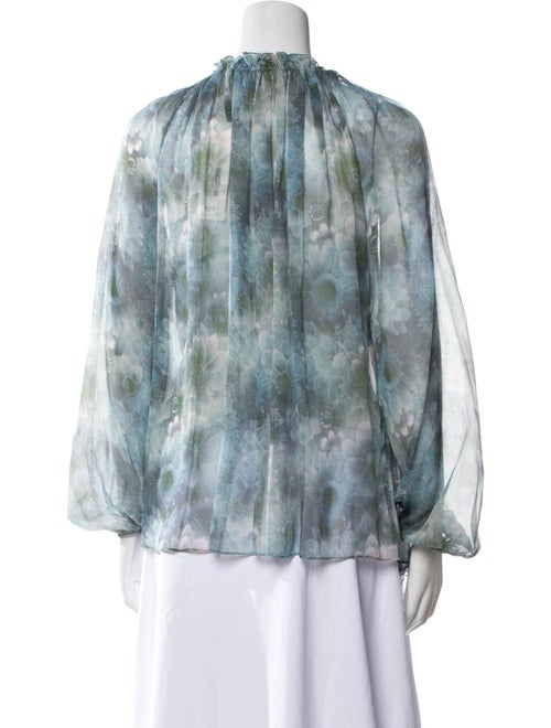 Jason Wu Collection Printed V-Neck Blouse