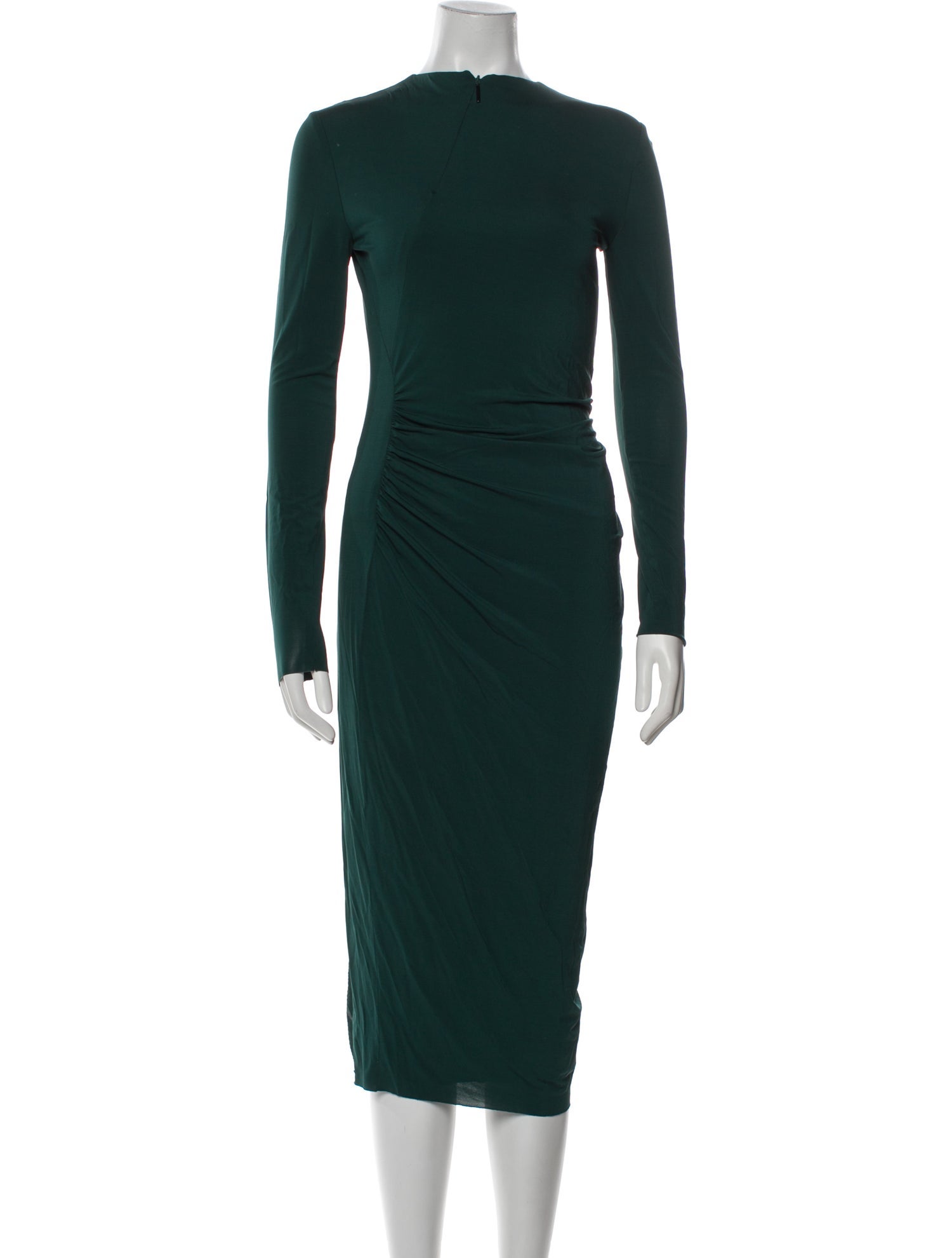 Jason Wu Collection Mock Neck Midi Length Dress