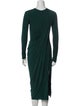 Jason Wu Collection Mock Neck Midi Length Dress
