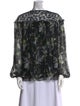 Jason Wu Collection Silk Floral Print Blouse