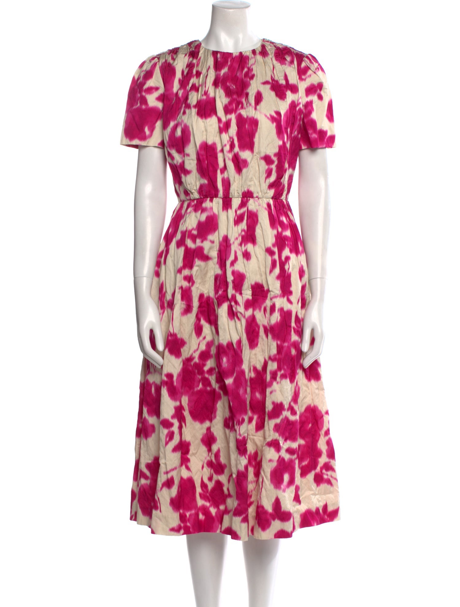 Jason Wu Collection Tie-Dye Print Midi Length Dress