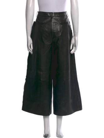 Jason Wu Collection Leather Wide Leg Pants