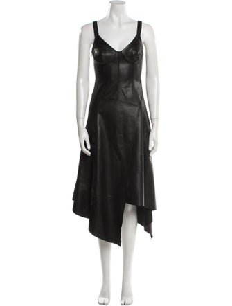 Jason Wu Collection Lamb Leather Long Dress
