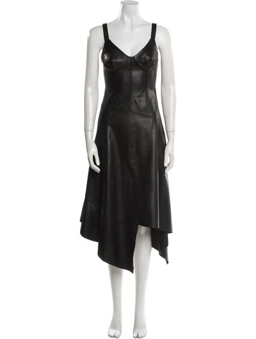 Jason Wu Collection Lamb Leather Long Dress