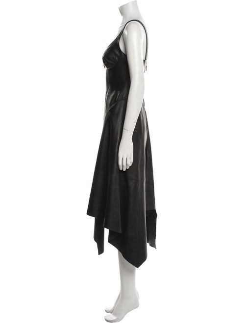 Jason Wu Collection Lamb Leather Long Dress