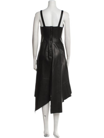 Jason Wu Collection Lamb Leather Long Dress