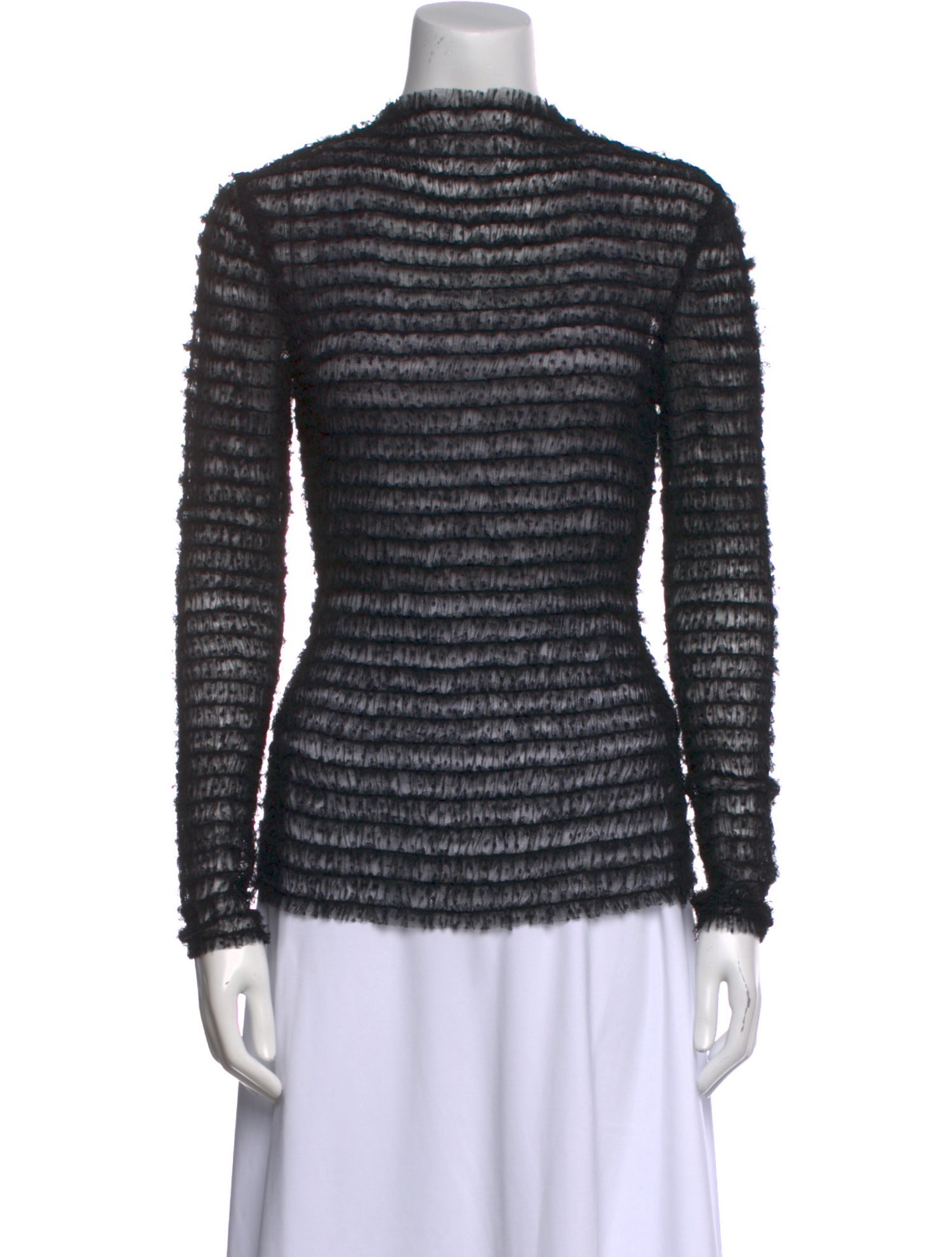 Jason Wu Collection Turtleneck Long Sleeve Top