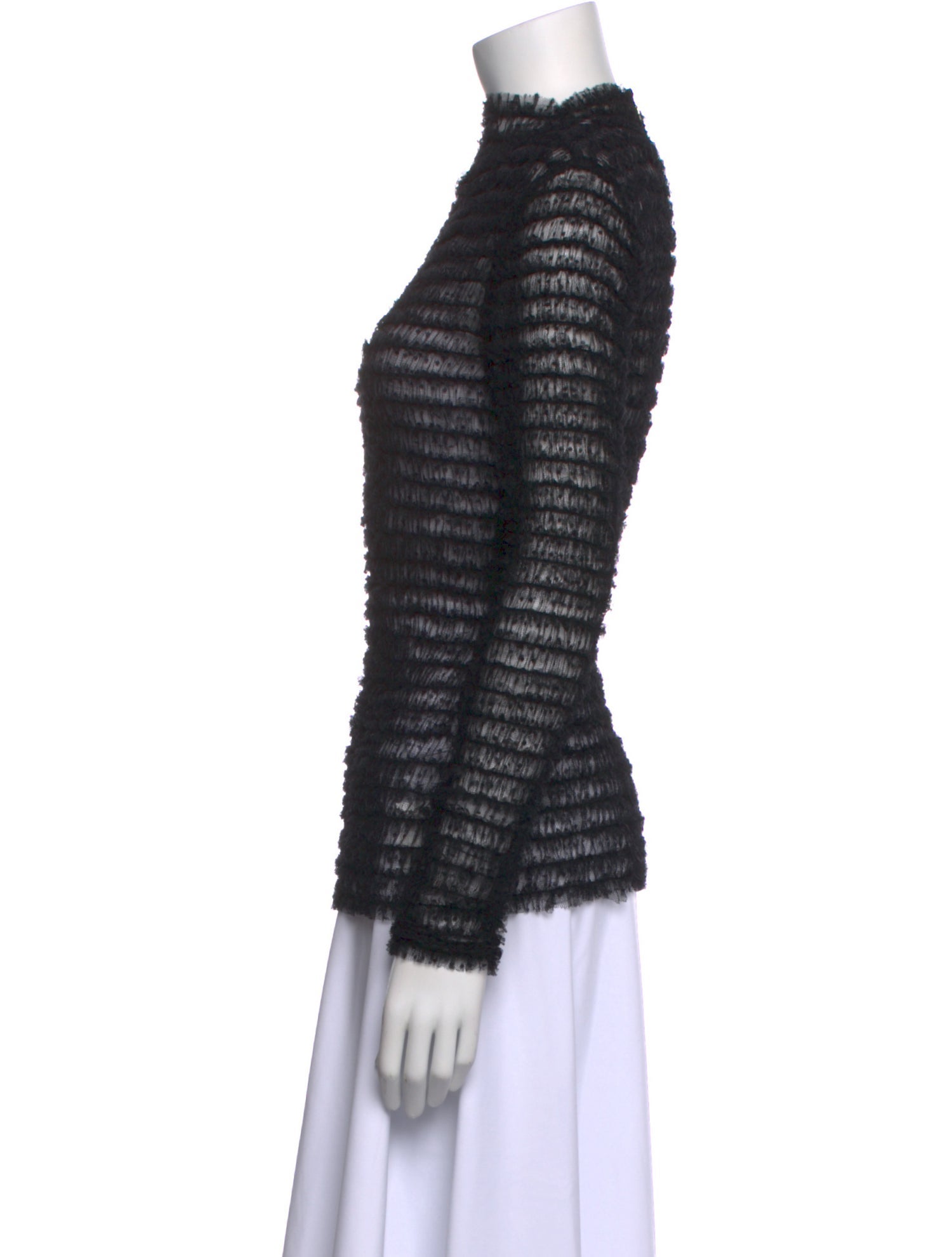 Jason Wu Collection Turtleneck Long Sleeve Top