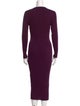 Jason Wu Collection Crew Neck Long Dress