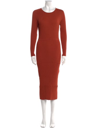 Jason Wu Collection Crew Neck Long Dress
