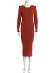 Jason Wu Collection Crew Neck Long Dress