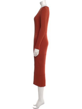 Jason Wu Collection Crew Neck Long Dress