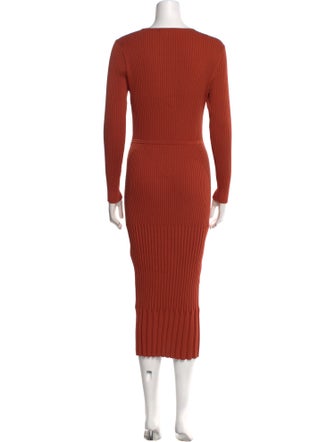 Jason Wu Collection Crew Neck Long Dress