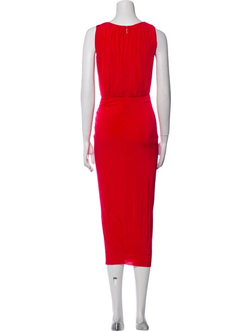 Jason Wu Collection Bateau Neckline Midi Length Dress
