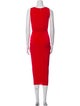 Jason Wu Collection Bateau Neckline Midi Length Dress
