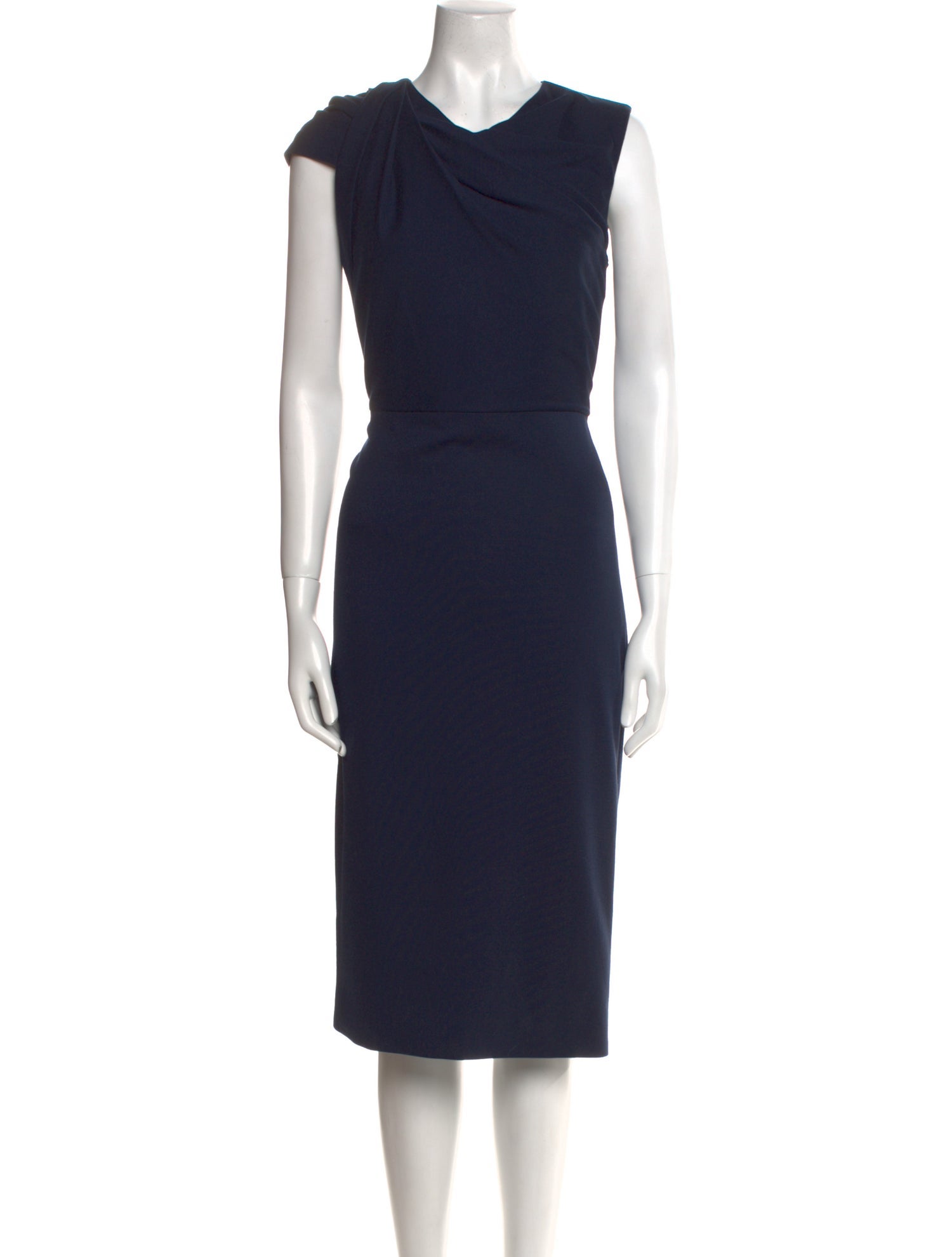 Jason Wu Collection Cowl Neck Midi Length Dress