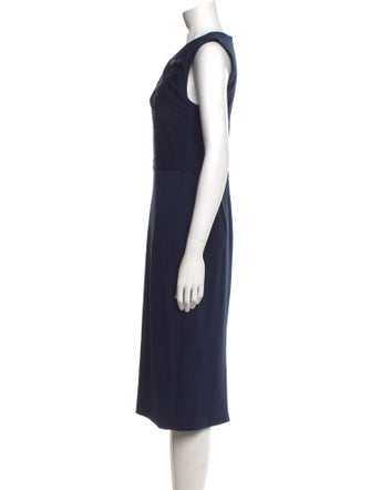 Jason Wu Collection Cowl Neck Midi Length Dress