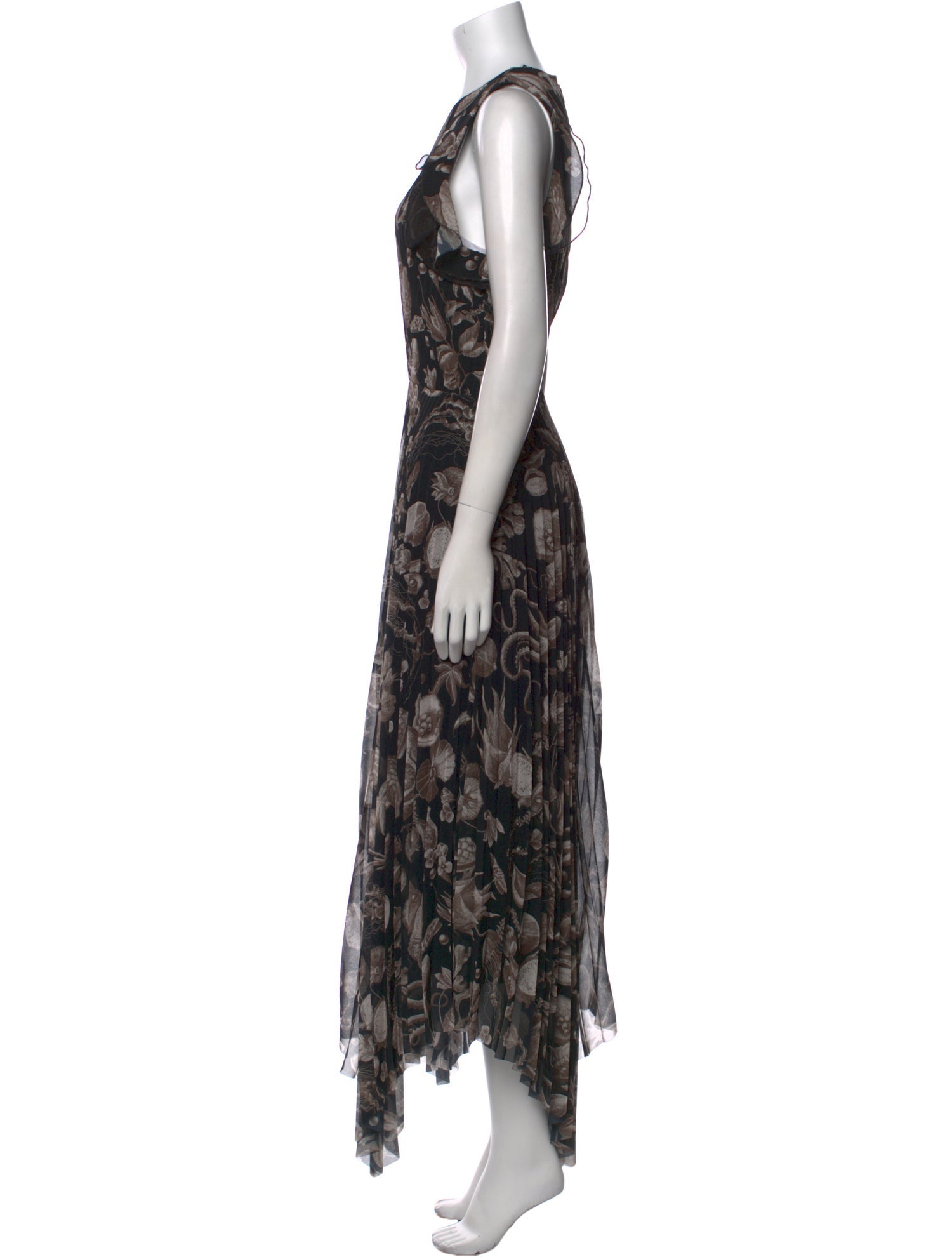 Jason Wu Collection Floral Print Long Dress