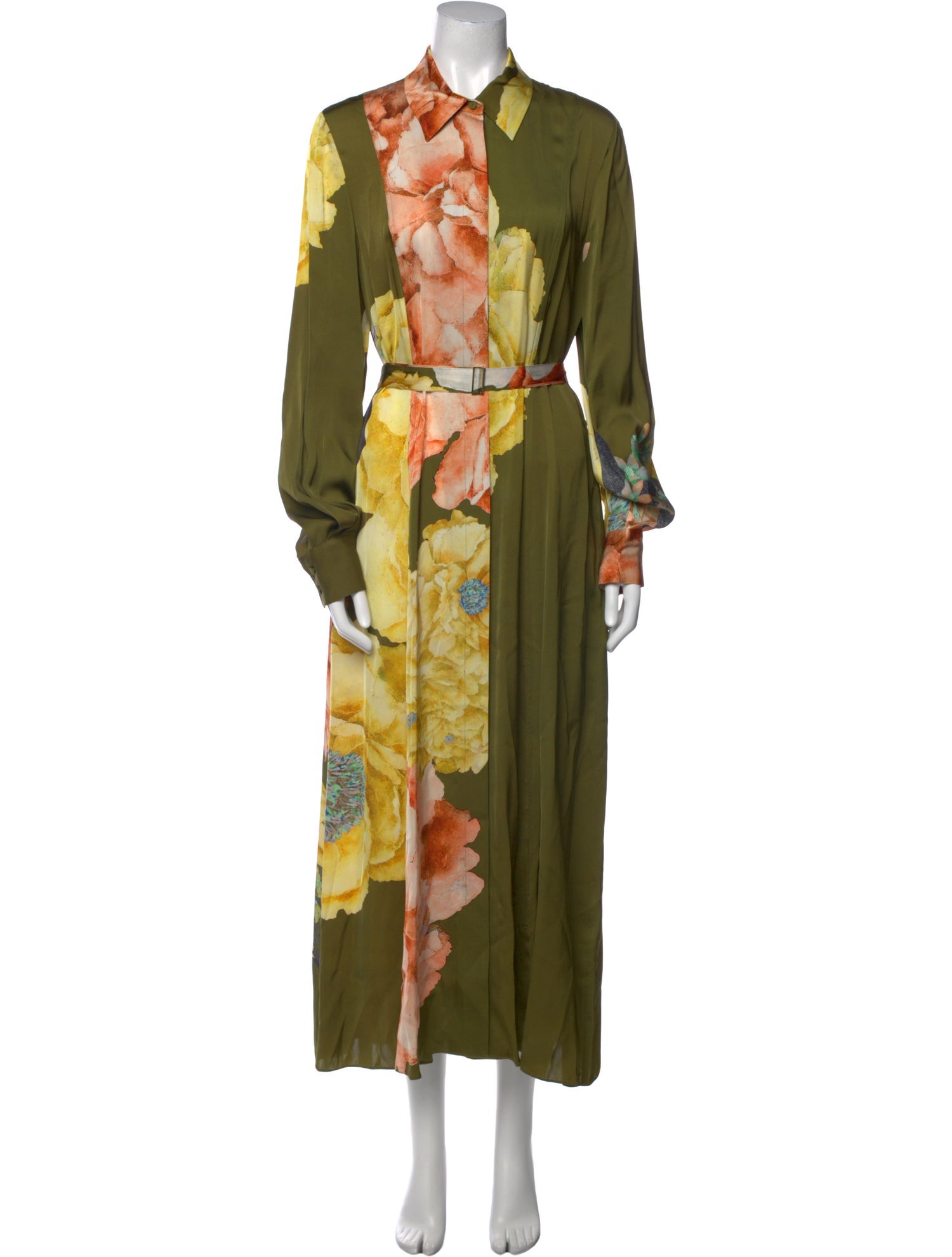 Jason Wu Collection Floral Print Long Dress