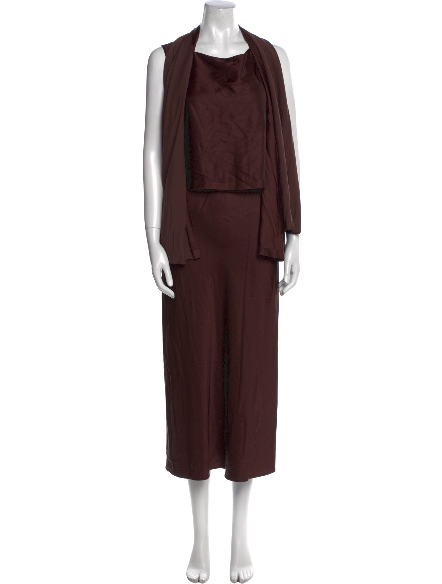 Jason Wu Collection Crew Neck Long Dress
