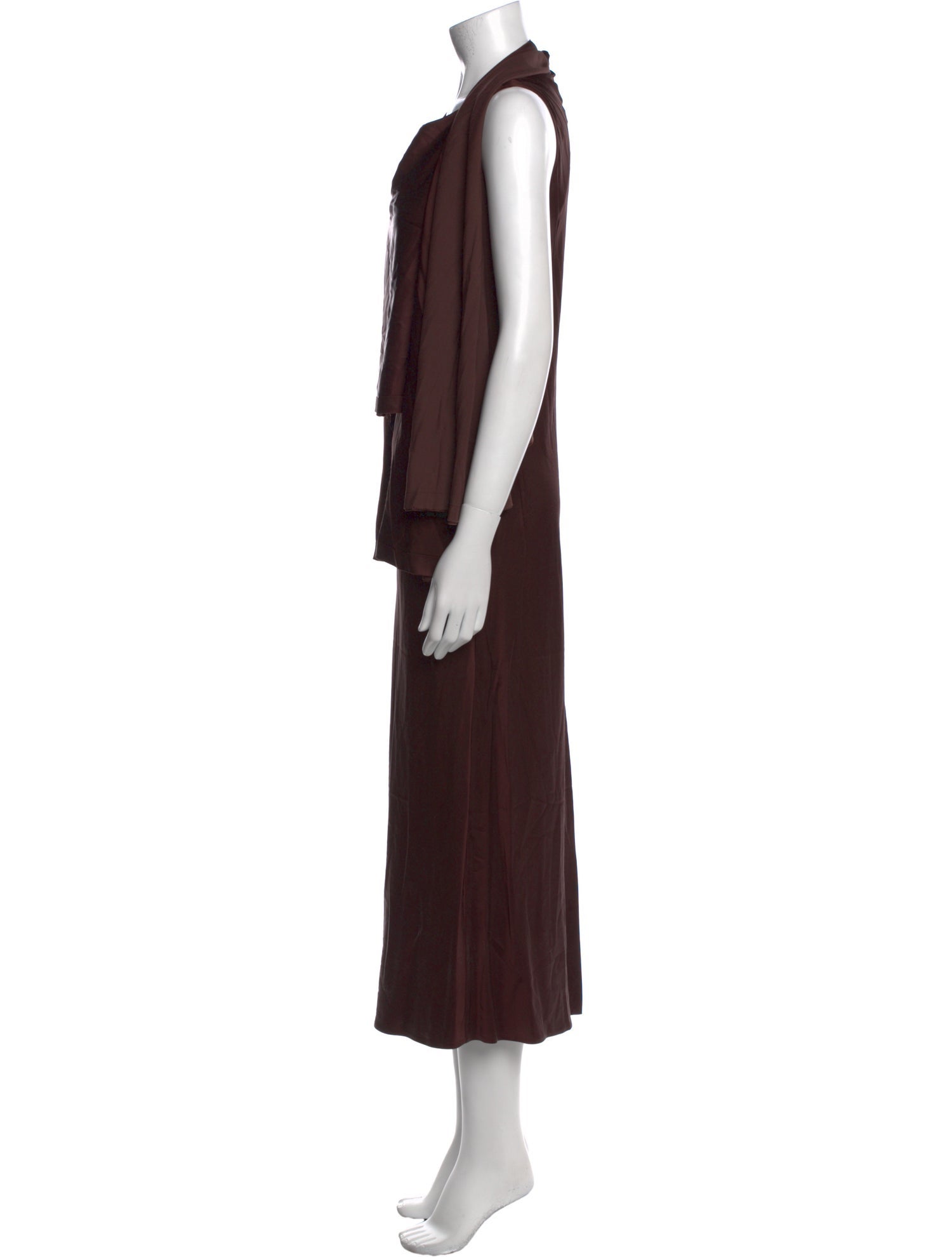 Jason Wu Collection Crew Neck Long Dress