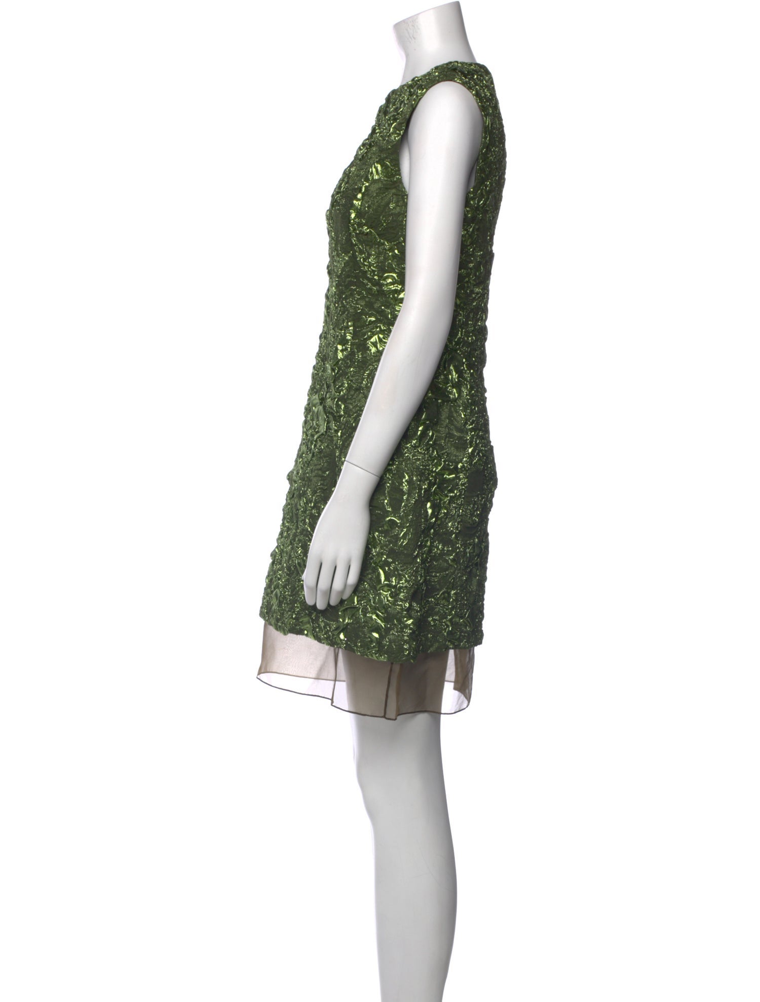 Jason Wu Collection Crew Neck Mini Dress