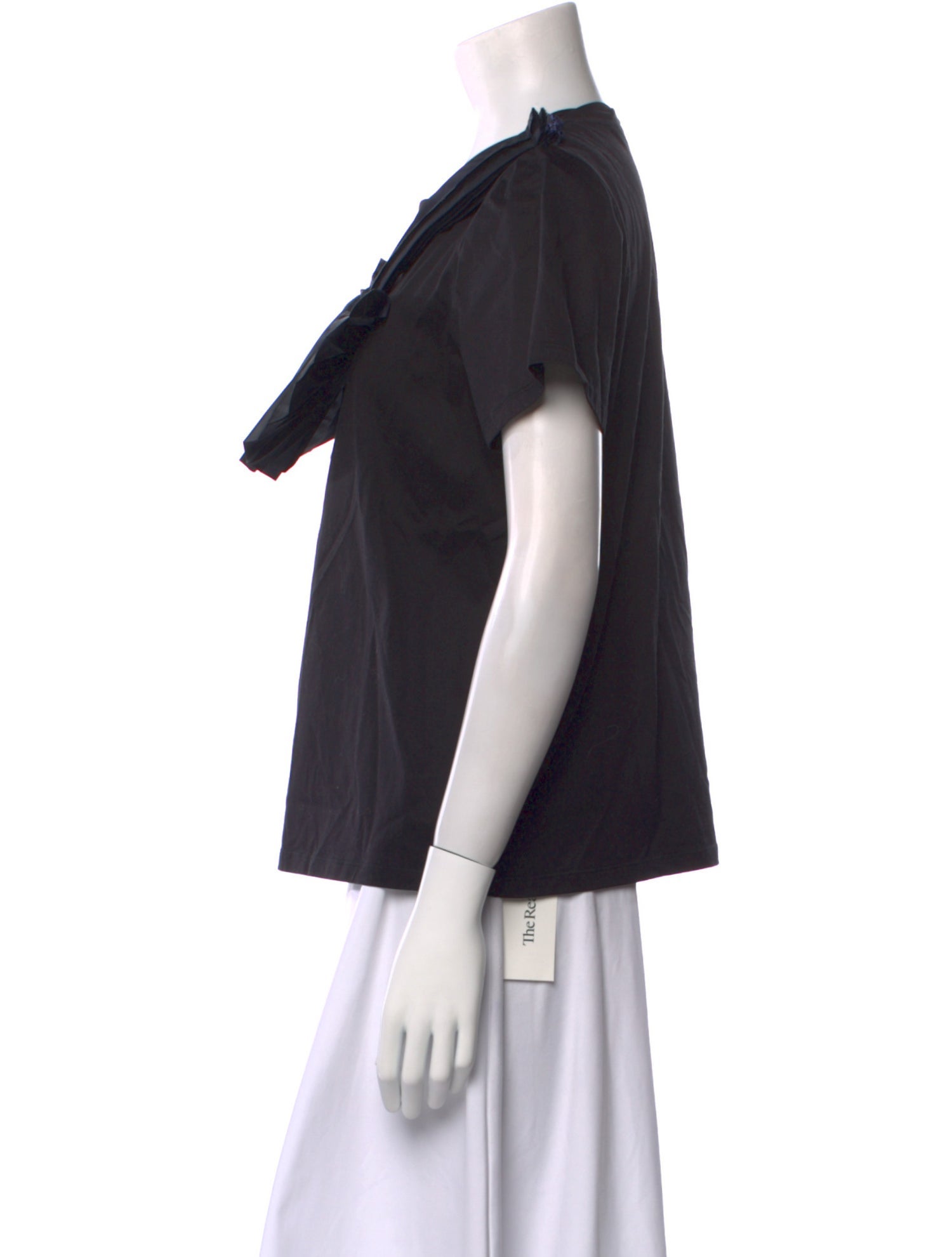 Jason Wu Collection Crew Neck Short Sleeve Top