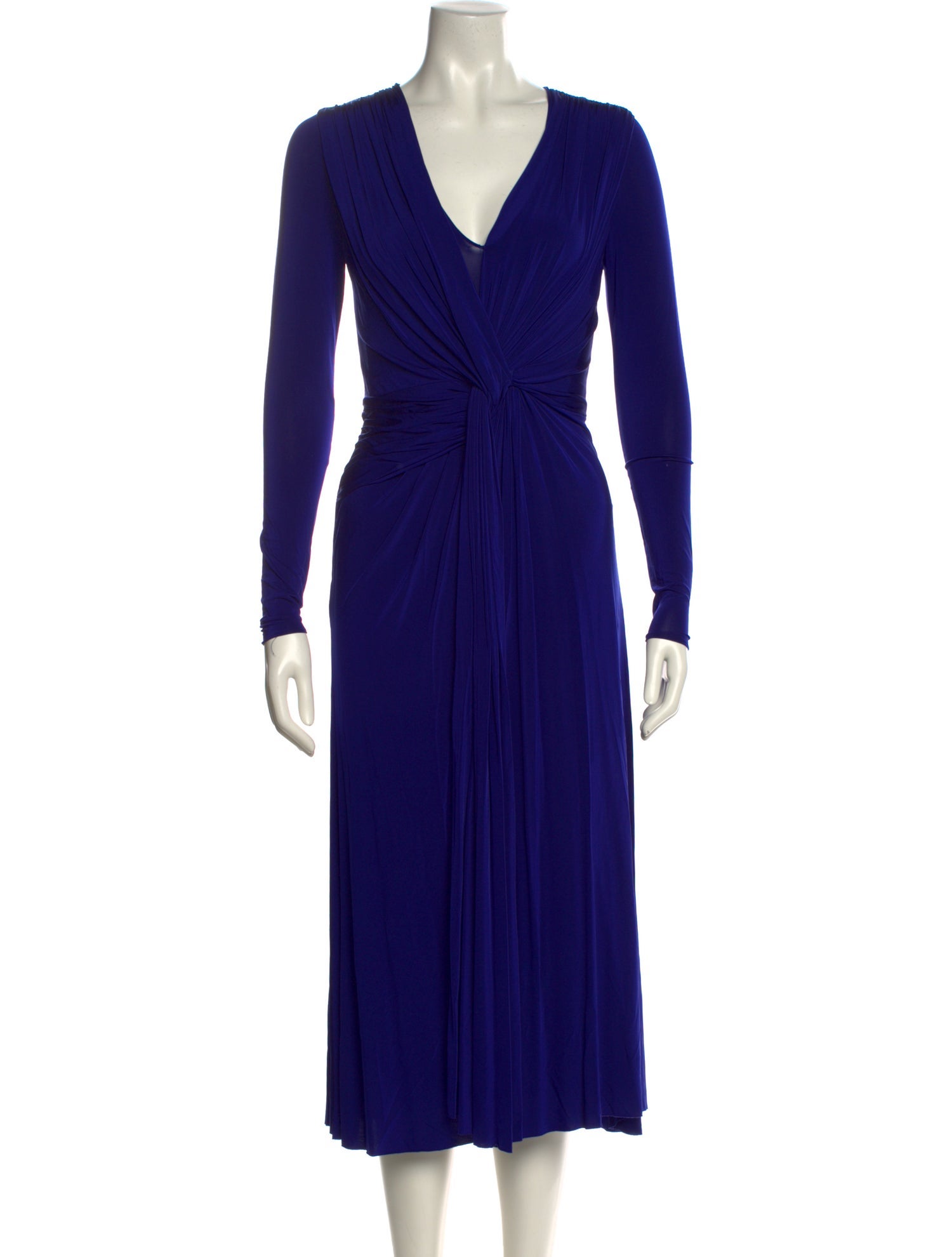 Jason Wu Collection V-Neck Midi Length Dress