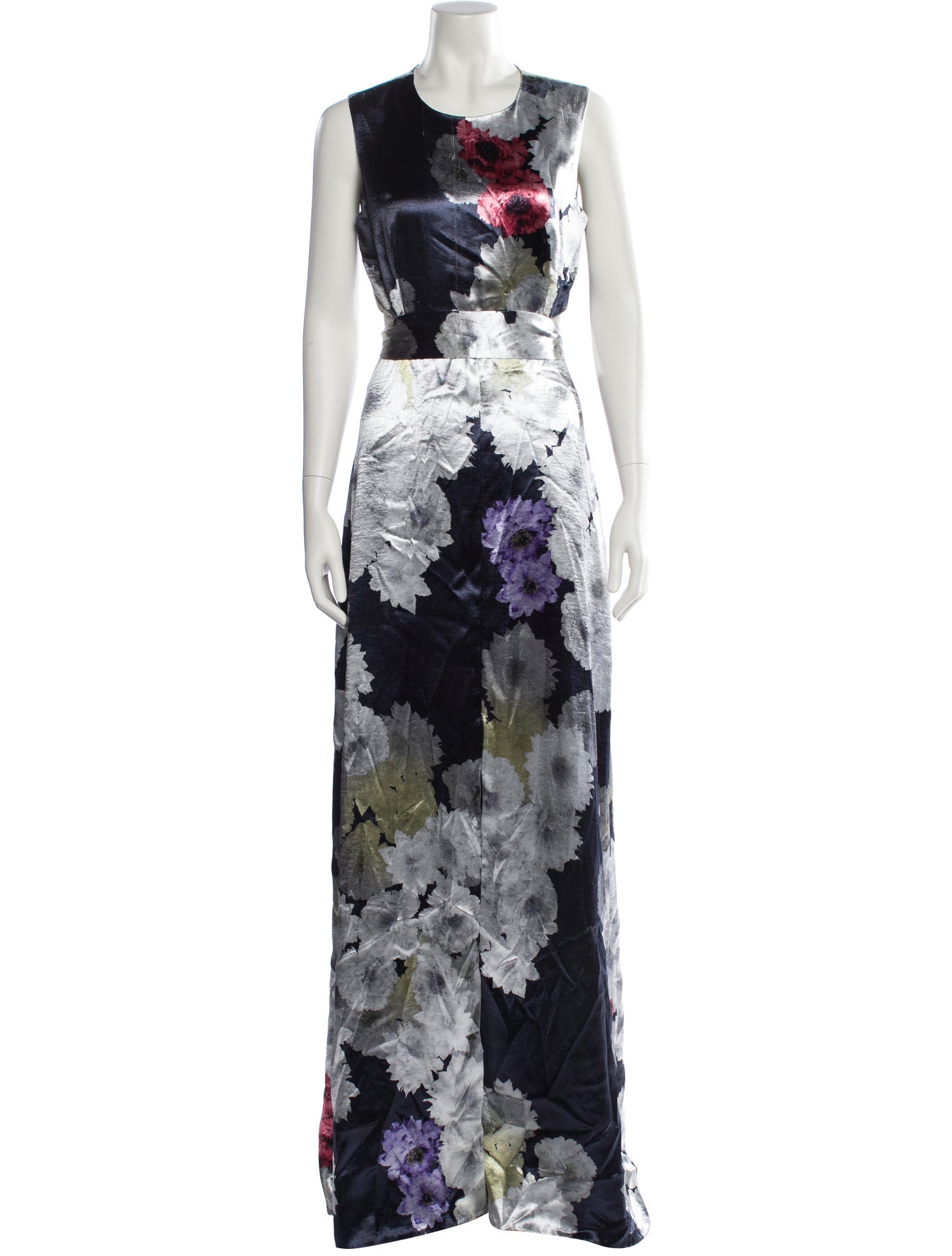 Jason Wu Collection Floral Print Long Dress