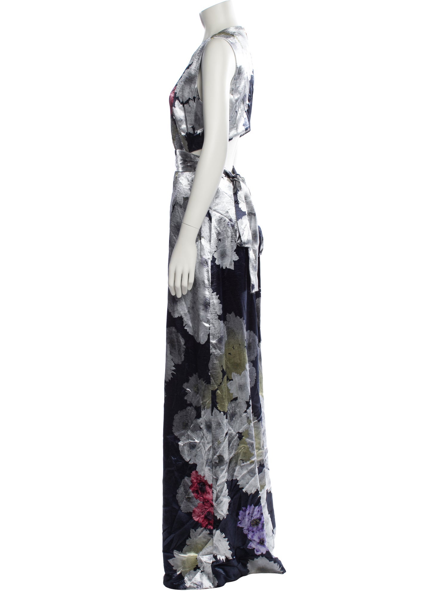 Jason Wu Collection Floral Print Long Dress