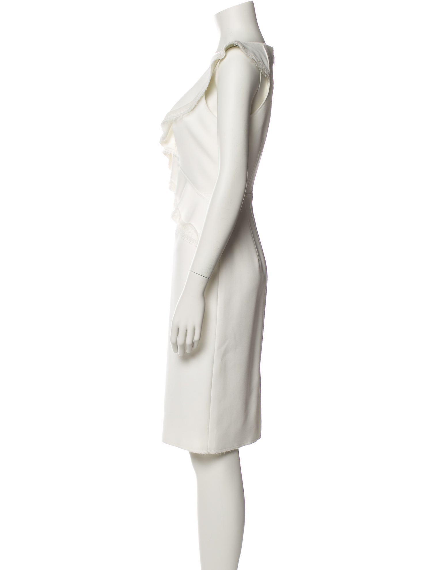 Jason Wu Collection V-Neck Knee-Length Dress