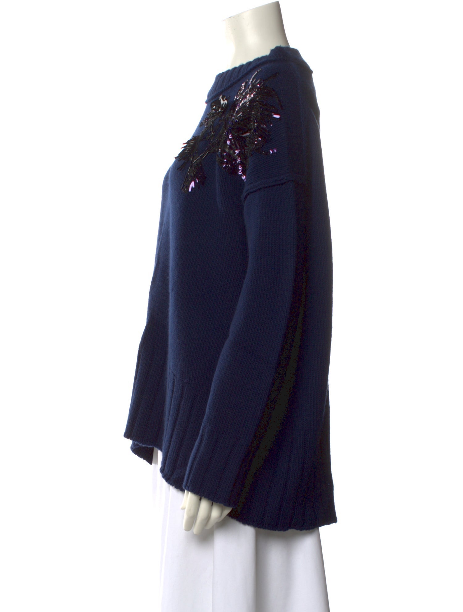 Jason Wu Collection Merino Wool Crew Neck Sweater w/ Tags