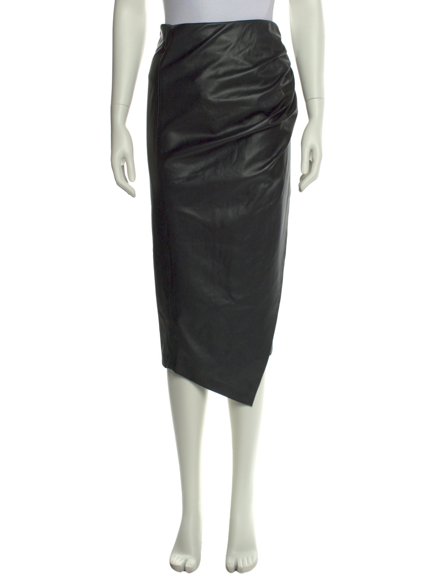 Jason Wu Collection Pleated Accents Midi Length Skirt
