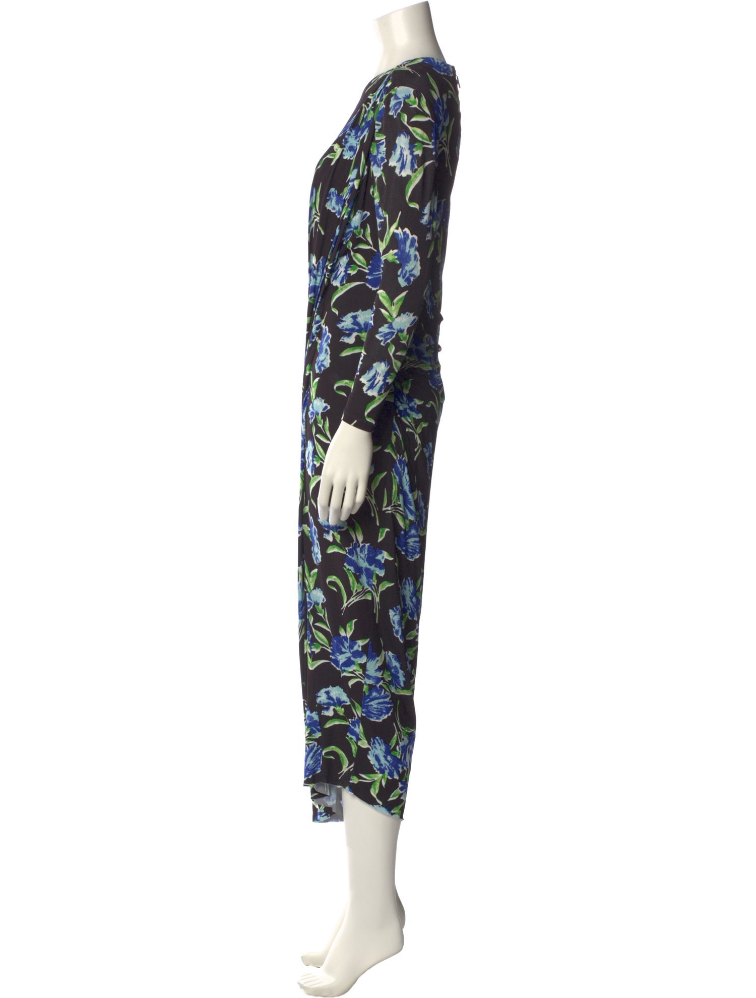 Jason Wu Collection Floral Print Long Dress