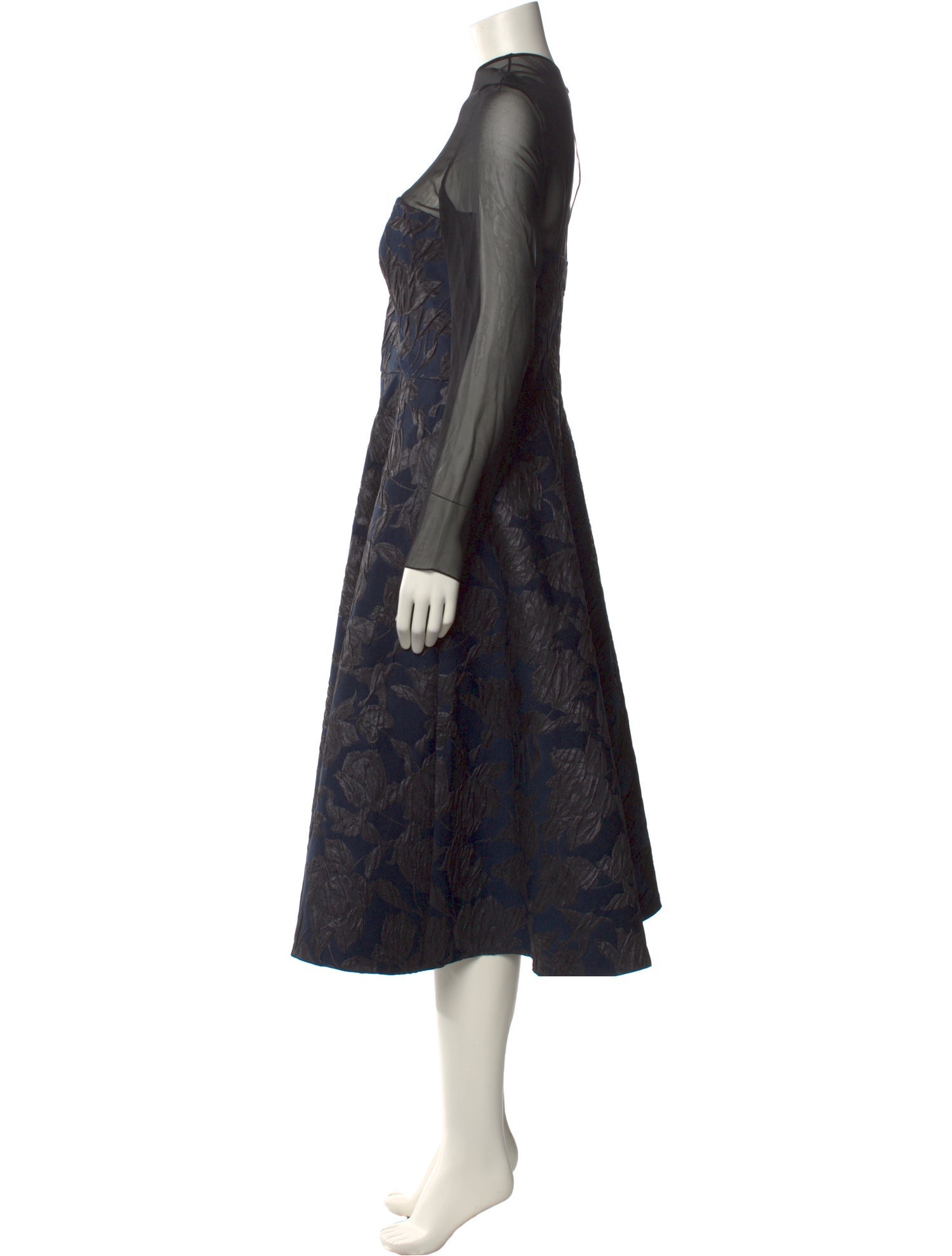 Jason Wu Collection Floral Print Midi Length Dress w/ Tags