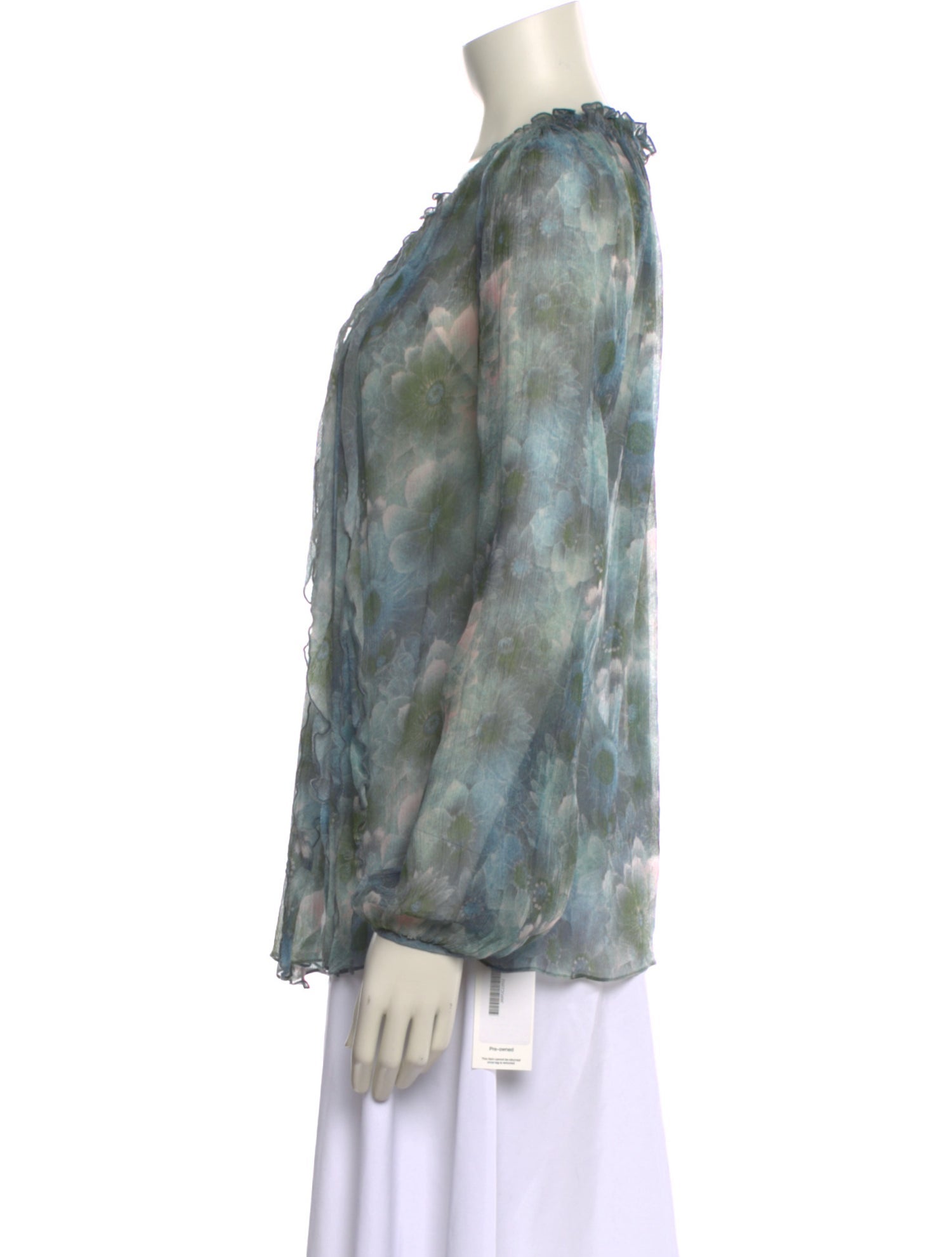 Jason Wu Collection Silk Printed Blouse