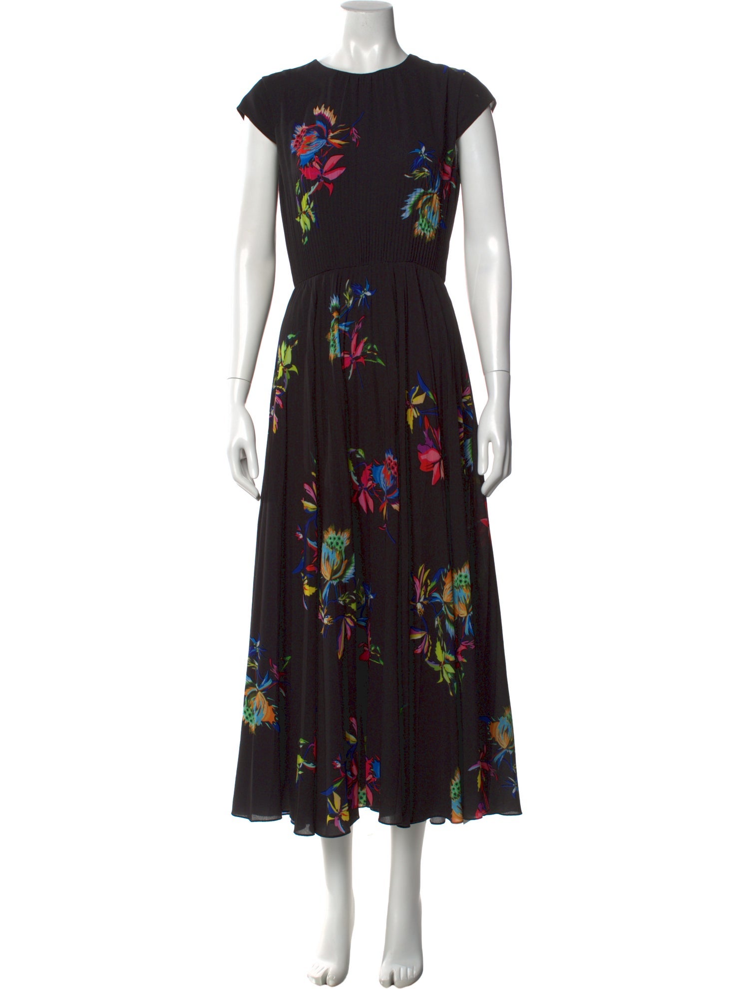 Jason Wu Collection Floral Print Long Dress