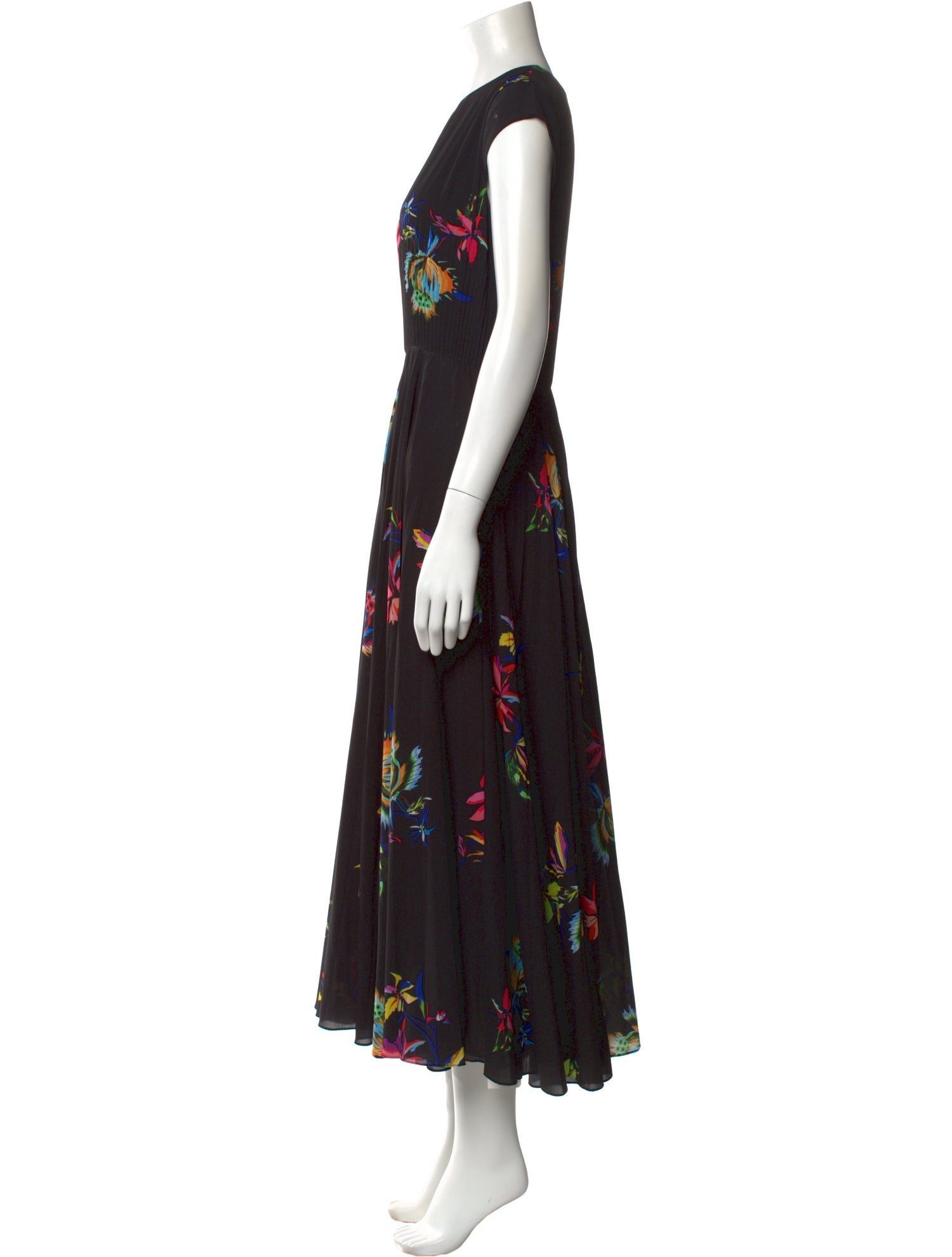 Jason Wu Collection Floral Print Long Dress