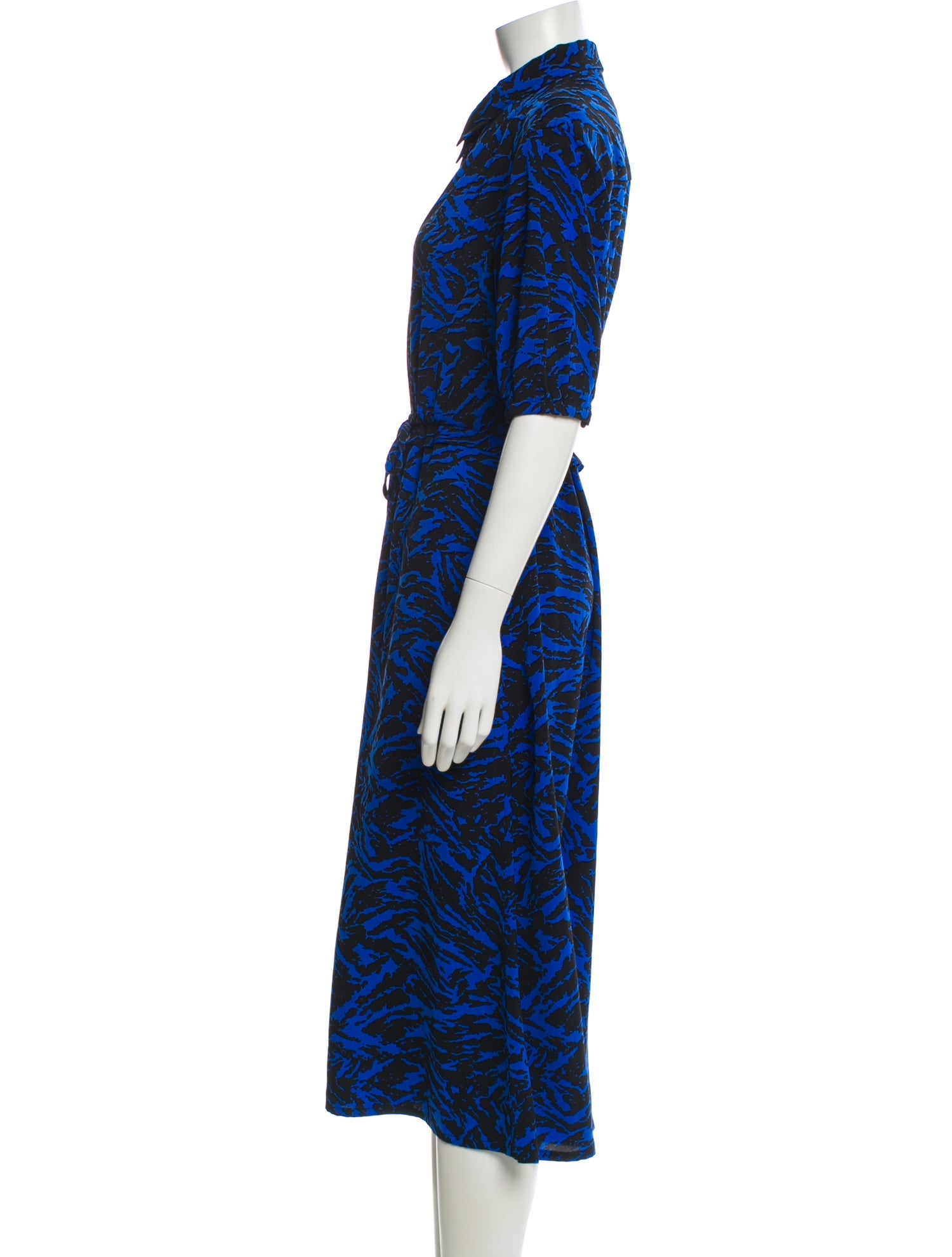 Jason Wu Collection Printed Midi Length Dress