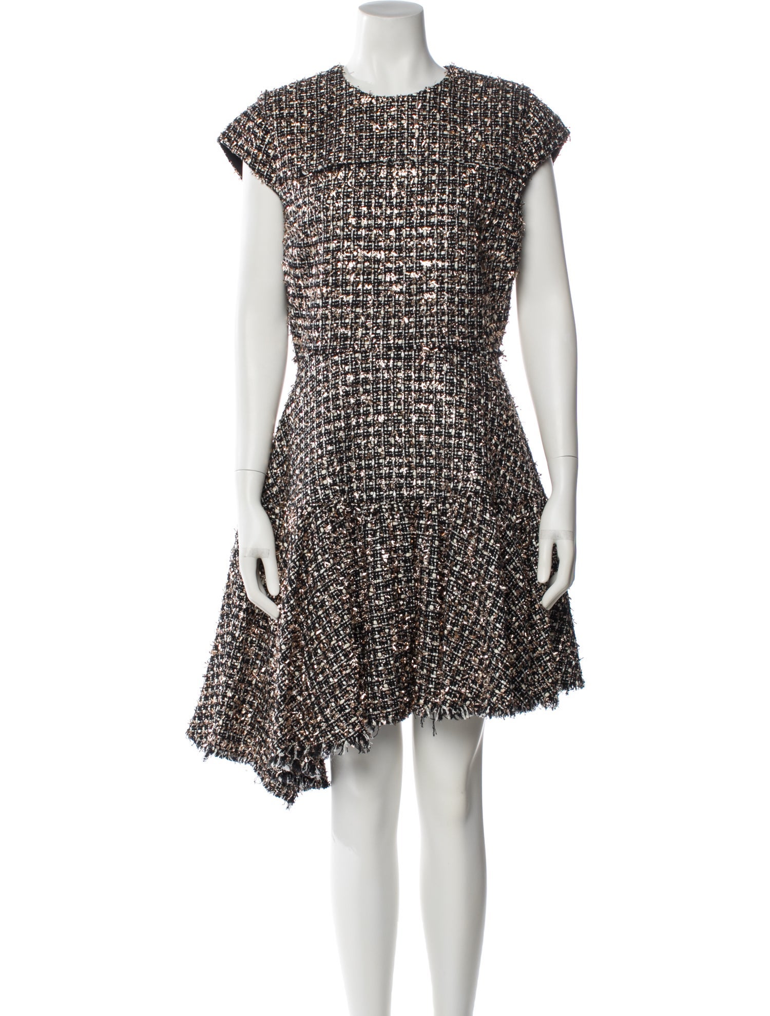 Jason Wu Collection Tweed Pattern Knee-Length Dress