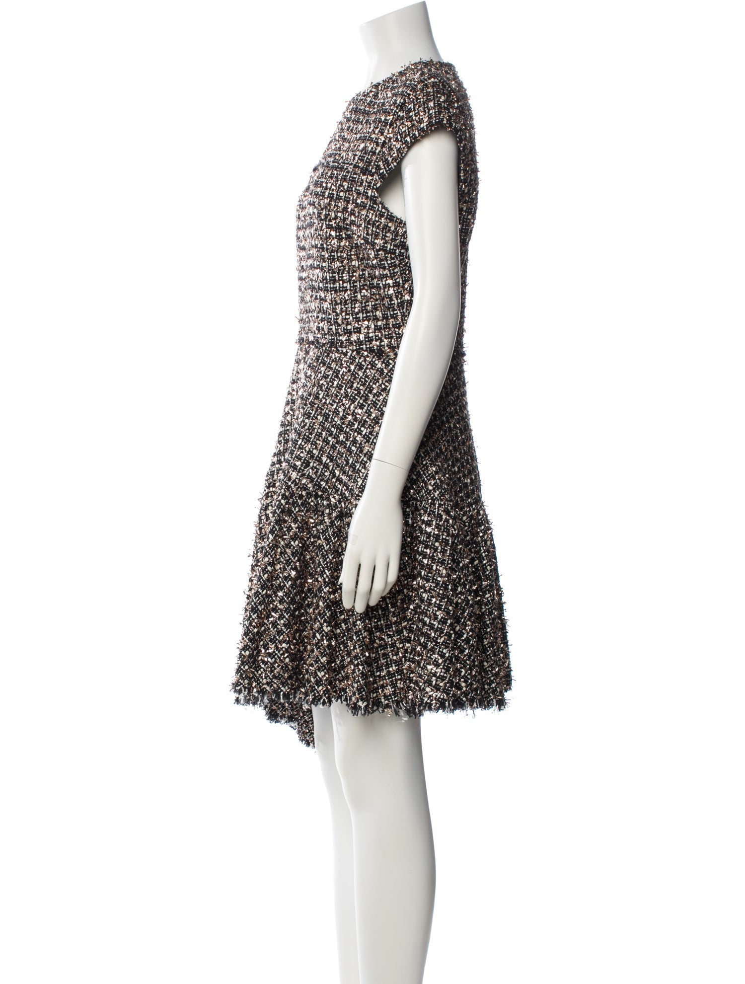 Jason Wu Collection Tweed Pattern Knee-Length Dress