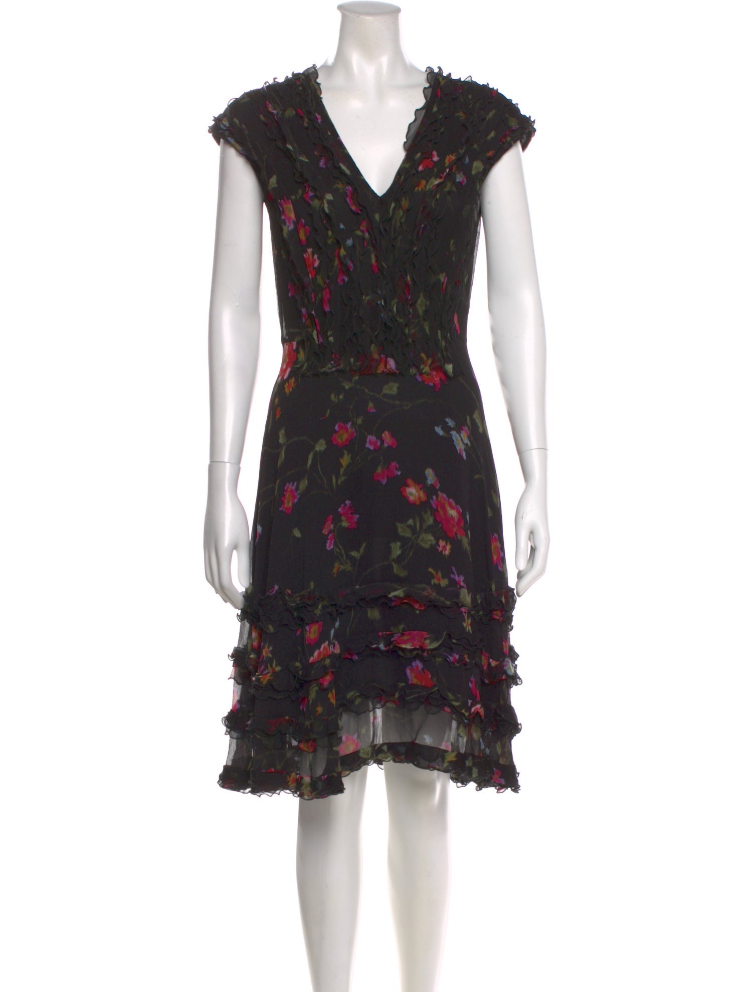 Jason Wu Collection Silk Knee-Length Dress