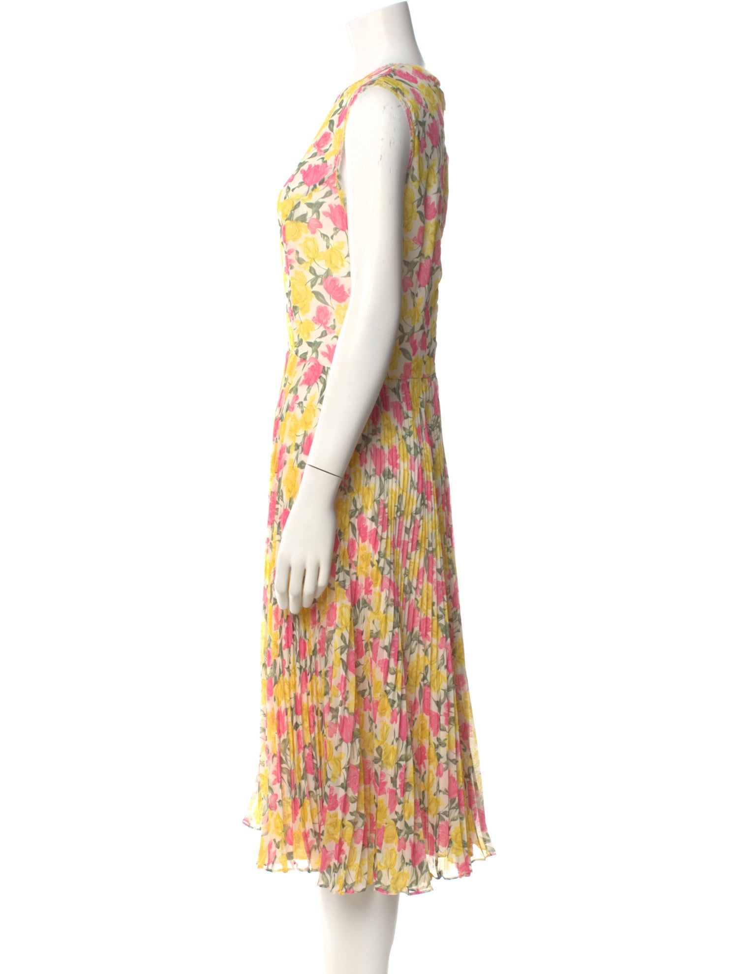 Jason Wu Collection Floral Print Midi Length Dress