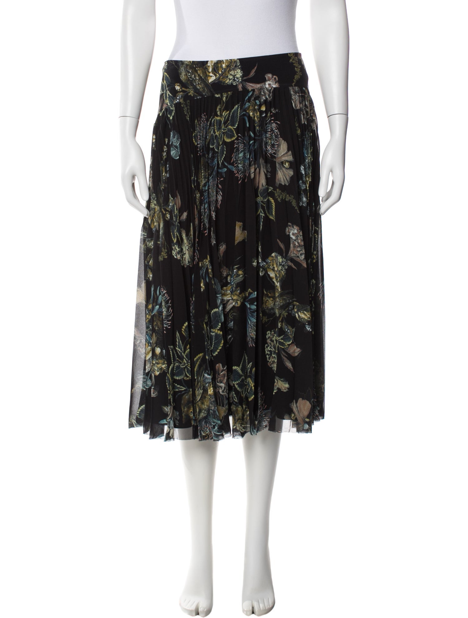 Jason Wu Collection Printed Midi Length Skirt
