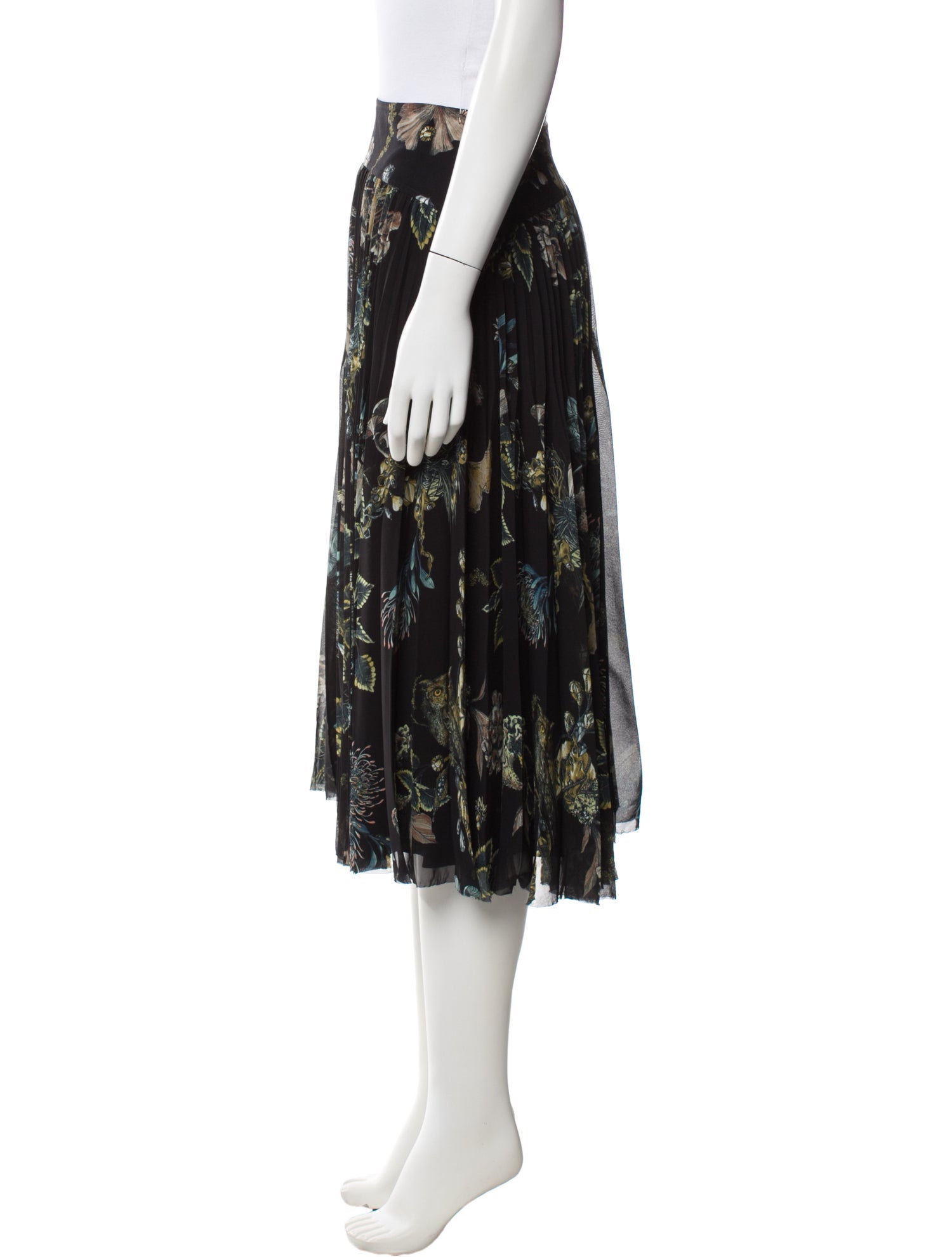 Jason Wu Collection Printed Midi Length Skirt