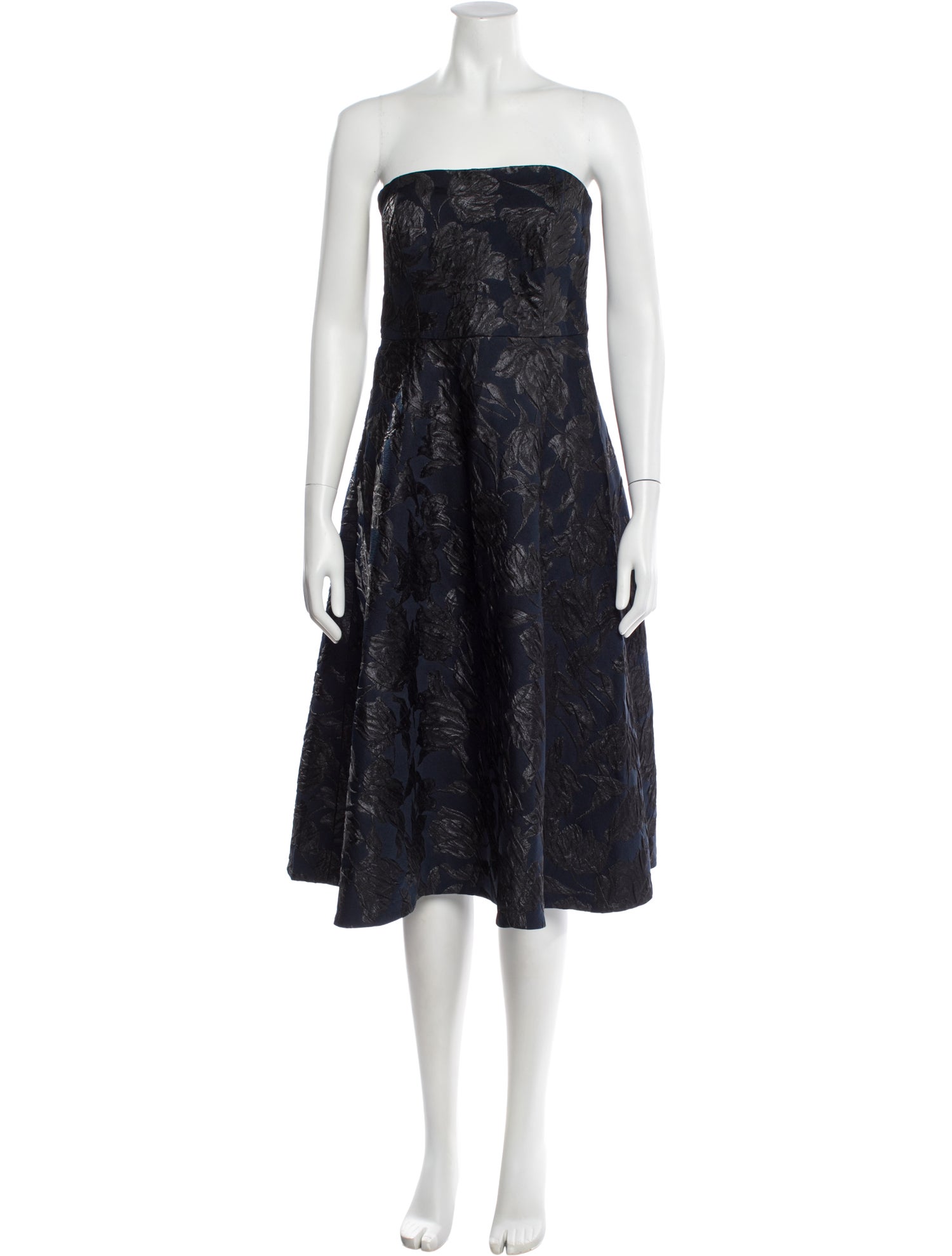 Jason Wu Collection Floral Print Knee-Length Dress