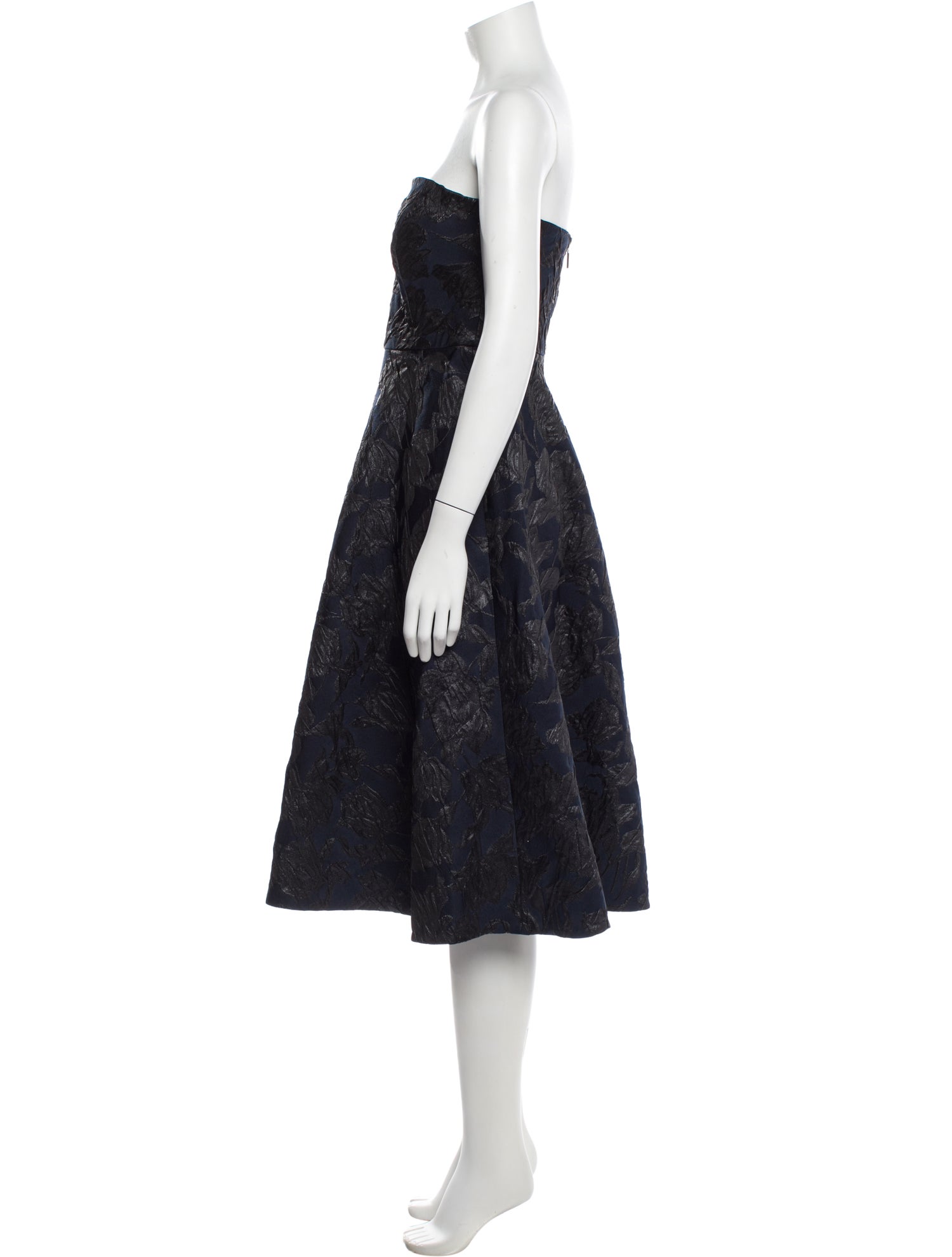 Jason Wu Collection Floral Print Knee-Length Dress