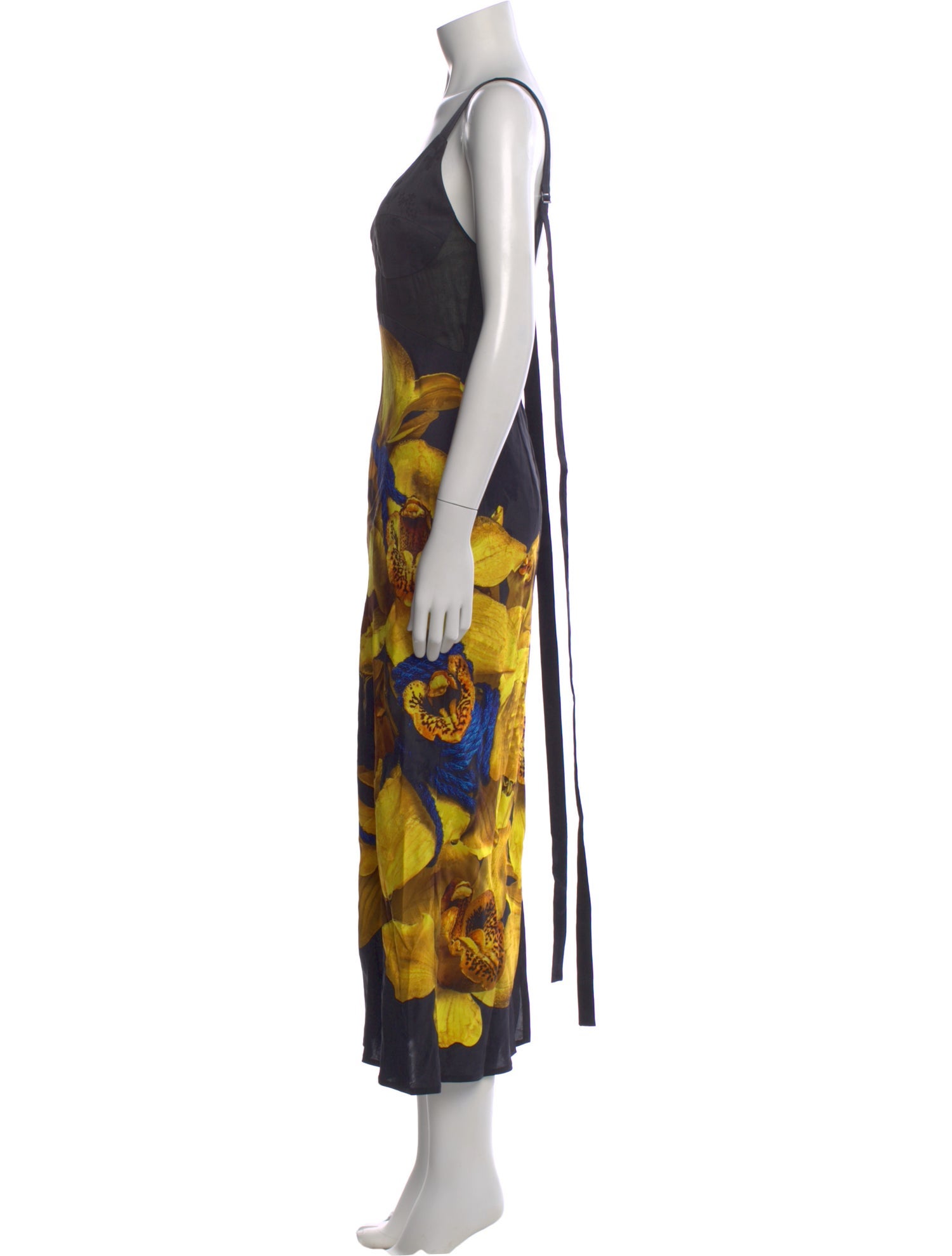 Jason Wu Collection Floral Print Long Dress